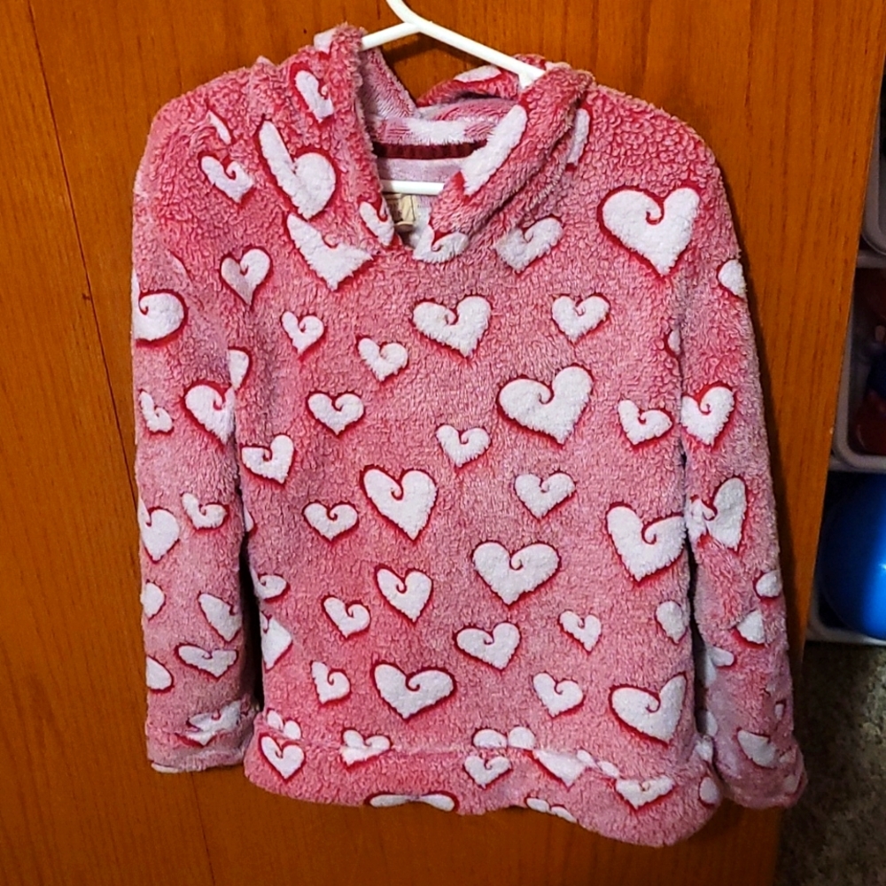 Girls heart hoodie